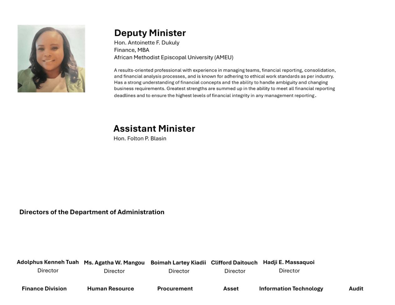 Administration