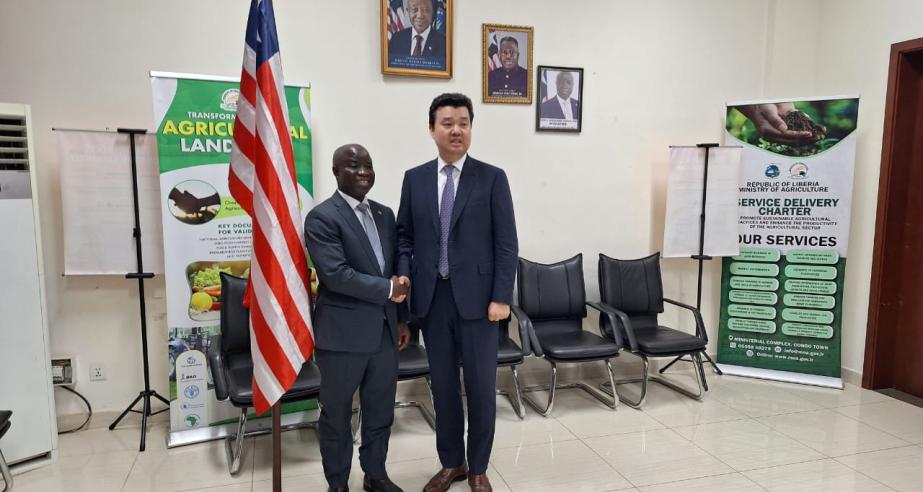 Korean Investment Firm MakeGroup Eyes Major Agricultural Partnership in Liberia