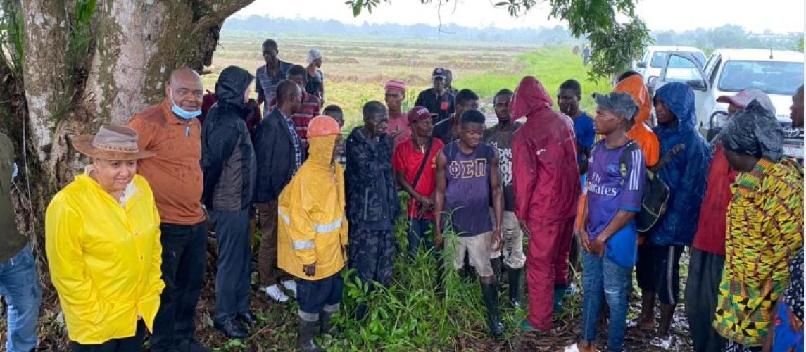 Women in Grand Cape Mount County Celebrate Agriculture Minister