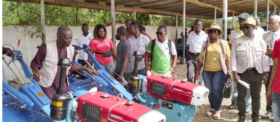 The MOA provided several power tillers, among other equipment, to the UL’s farm