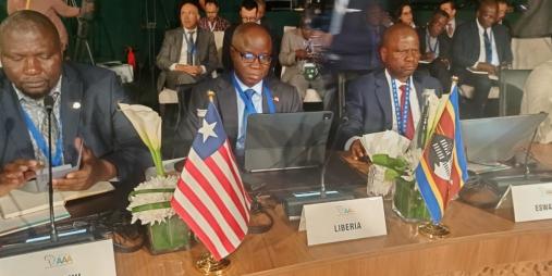 [Meknes, Morocco – April 23, 2025 ]– Agriculture Minister  Dr. J. Alexander Nuetah has participated in the 5th Ministerial Conference of the African Agriculture Adaptation Initiative (AAA) taking place in Meknes, Morocco, under the theme: “Agroforestry and Climate Resilience: An African Vision for Food Security and Sustainable Development