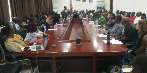 ACC meeting at the MOA main conference room, Monrovia