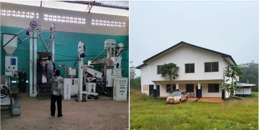 TWO LIBERIAN RICE PRODUCERS GET MOA’S PROCESSING FACILITIES IN THE SOUTHEAST