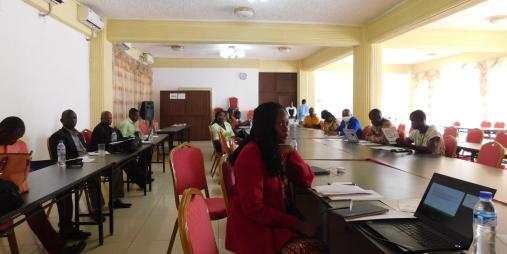 Participants at the  STAR Project workshop for Seventy-Five Implementing Partners at the Corina Hotel in Monrovia 