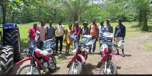 Presentation of Farming Equipment to CARI