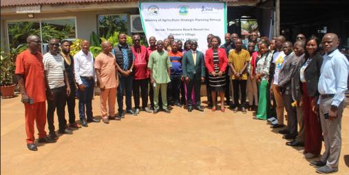 Participants at the Strategic Planning Retreat to Align Donor-Funded Projects with National Priorities